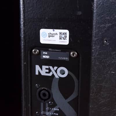 NEXO PS8 Two-Way Passive Loudspeaker (PAIR) (church owned) CG00SC1 image 7