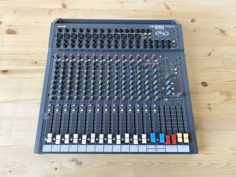 Soundcraft Spirit FOLIO SX - 20 channel analog mixer | Reverb