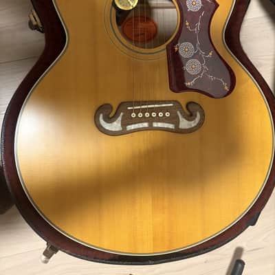 Epiphone "Inspired by Gibson Custom" J-200 Aged Antique Natural image 8