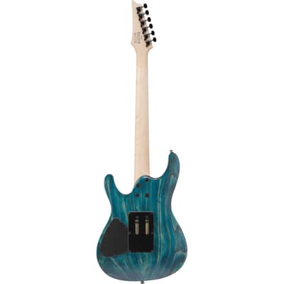 Ibanez S520AH S Standard 6-String Electric Guitar - Cosmic Blue Stained Flat image 3