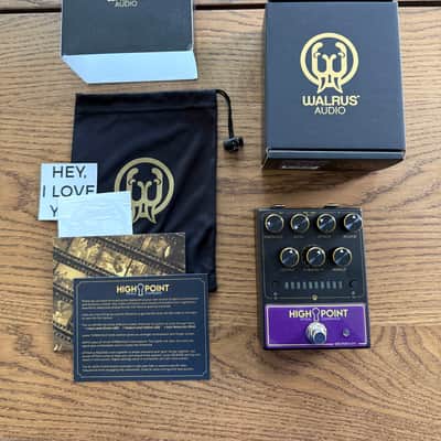 Walrus Audio Highpoint Analog Optical Compressor 2026 - Present - Black image 1