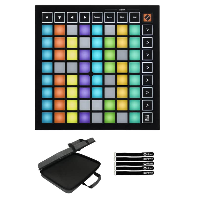 Novation Launchpad Mini MK3 Audio Grid Controller for Ableton Live w Case image 1