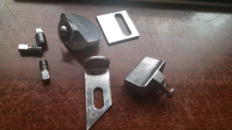 Rogers VINTAGE Bass Drum Pedal PART Buddy Ricjh Toe Stop / Dyno Matic LEFT SIDE ANCHOR MOUNTING CLIP 60S 70S image 1