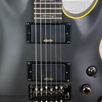 Schecter Demon-6 FR - Aged Black Satin image 4