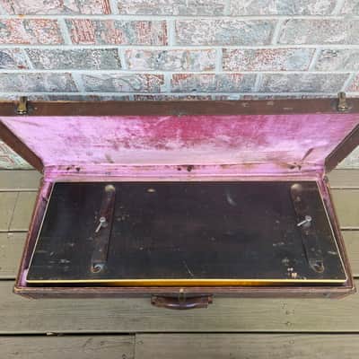 Vintage 1953 Gibson Grande Console Double Neck, Double Eight Steel Guitar w/ Original Legs, Hardshell Case! image 15