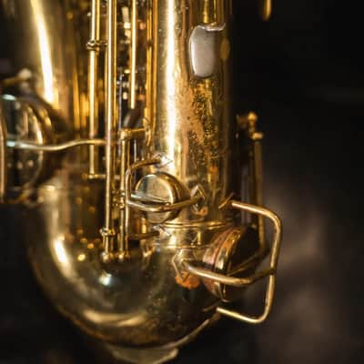 Martin Late 20's Low Pitch Alto Saxophone with Hardshell Case - Used image 20