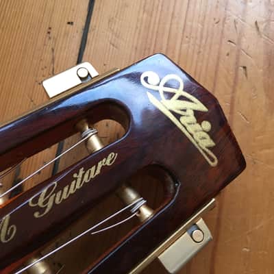 Aria MM-20 Maccaferri Gypsy Jazz Manouche Acoustic Guitar Oval Soundhole 2010s Natural image 7