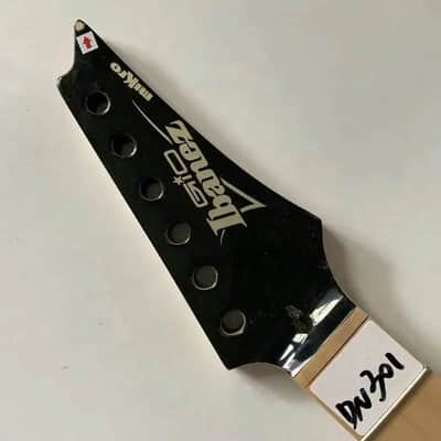 Maple Wood Ibanez Short Scale Guitar Neck, 24 Frets Fingerboard image 5