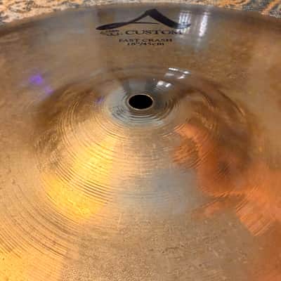 Zildjian A Custom Fast Crash 18” Only 1296 g Amazing Sounding One! Dark Super Responsive! image 5