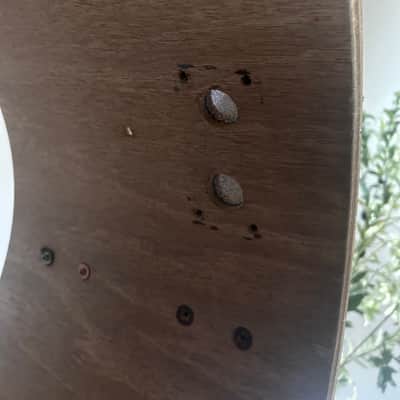 Unbranded 22” Bass Kick Drum Shell w/ Hardware 90s - Blue Sparkle image 4