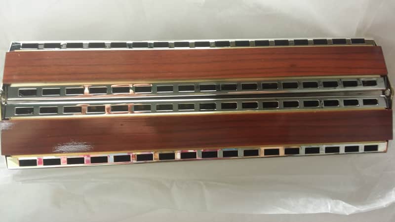 NEW Hohner 268/78 RARE Double Bass Extended Harmonica **FREE