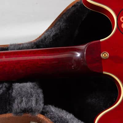 2016 Gibson Memphis ES-355 Bigsby VOS Antique Cherry w/ OHSC & COA image 10