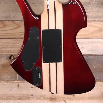 BC Rich Mockingbird Extreme Exotic Electric Guitar Black Cherry w/ Floyd Rose image 3