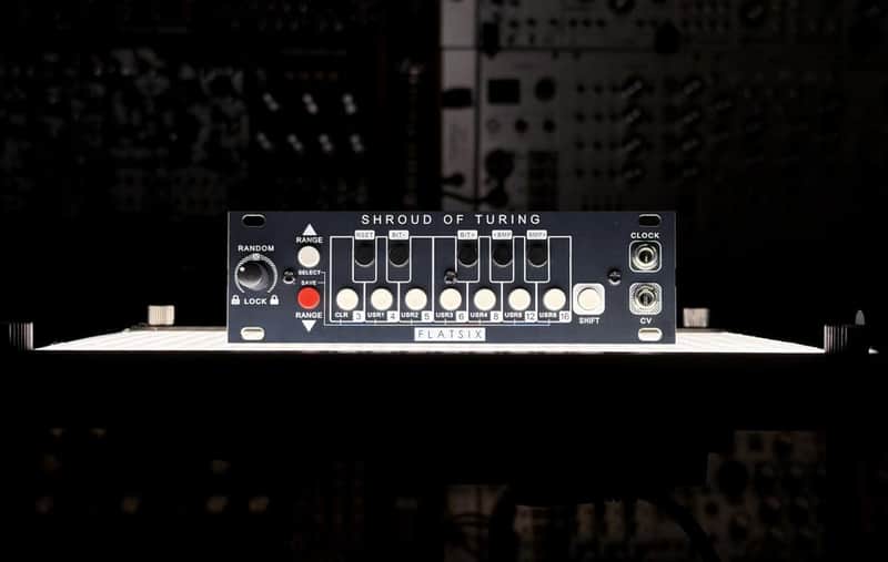 FlatSix Modular Shroud Of Turing (Black) - 1U shift register, quantizing sequencer inspired by the Turing Machine image 1