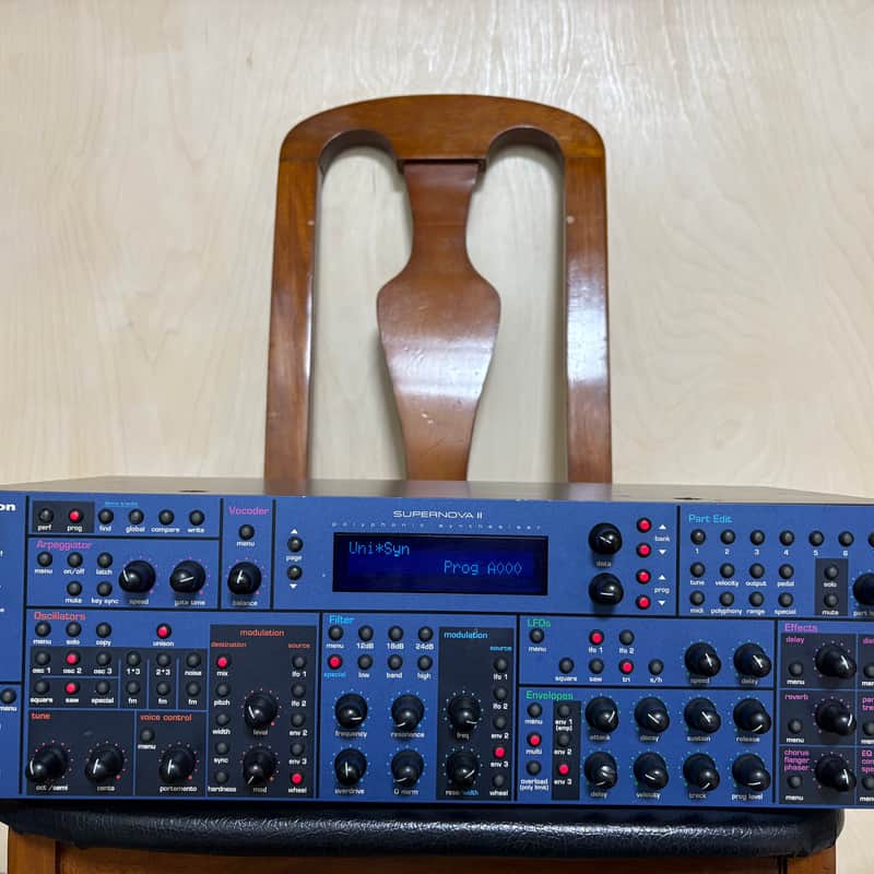2000 Novation Supernova II 24-Voice Rackmount Virtual Analog S…