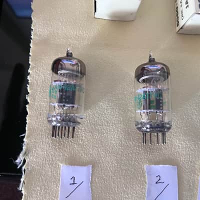 Jan General electric Jan GE 12AT7WC Preamp tubes 1975 image 4