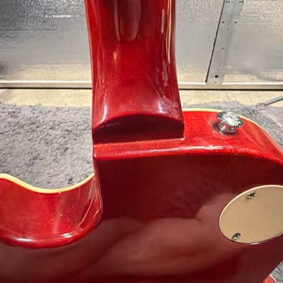 Guitar Fetish LP body+neck project - Red quilt image 11
