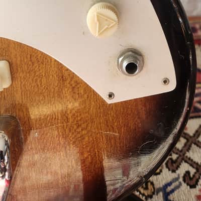 RARE! Kent Polaris II Sunburst w Trem System 1965 Japan image 15