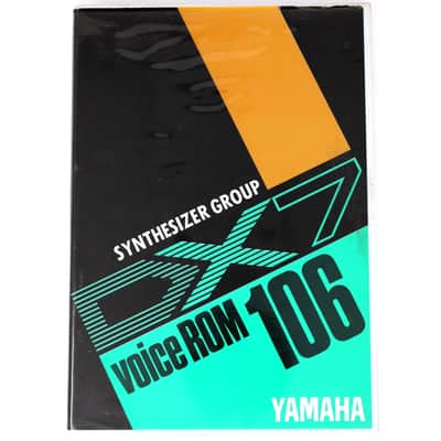 Yamaha VRC-106 Synthesizer Group ROM for Yamaha DX7 Synthesizer DX7