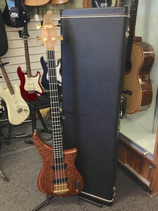 Alembic Epic 4-string bass guitar 1996 Walnut image 1
