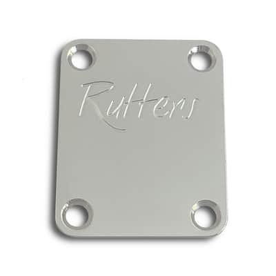 Rutters Nickel-Plated Neck Plate with Mounting Screws