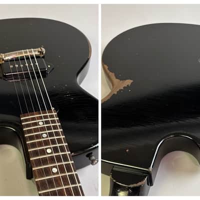Gibson Murphy Lab 1957 Les Paul Junior Single Cut Ebony Heavy Aged 2023 image 10