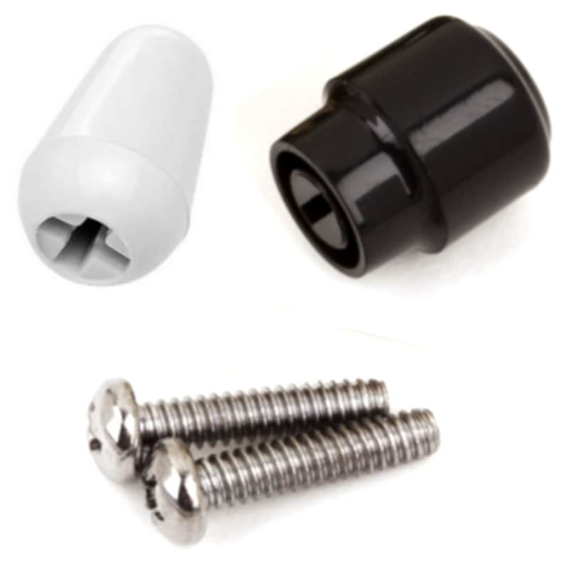 Original Fender Strat and Tele Switch Tips w/ Mounting Screws image 1