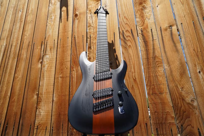 Schecter DIAMOND SERIES C-8 Rob Scallon Satin Dark Roast 8-String Electric Guitar image 1