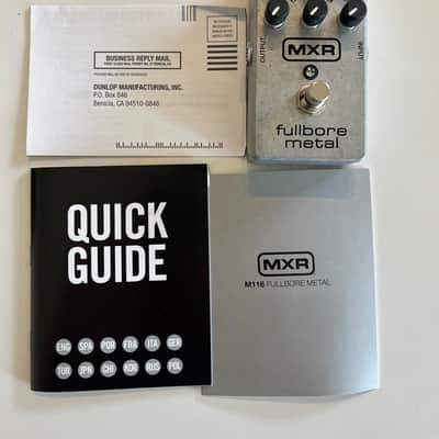 MXR M116 Fullbore Metal New in box w/paperwork. Amazing metal tones. Great for any application. image 1