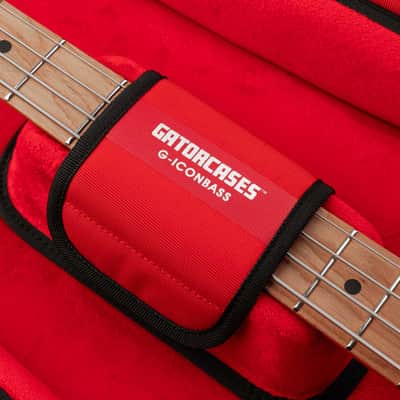 Gator ICON Series Bag For Bass Guitars; Red 25th Anniv image 3