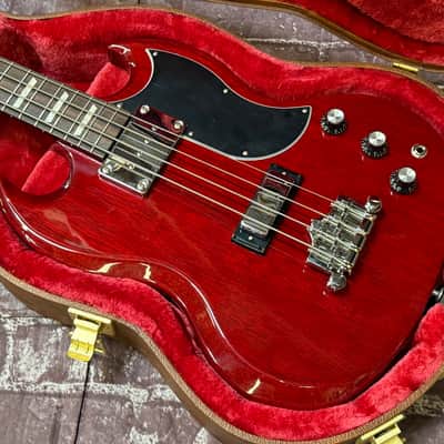 Gibson SG Standard Bass Guitar Short Scale Heritage Cherry New Unplayed Auth Dlr 7lb 6oz #081 image 5