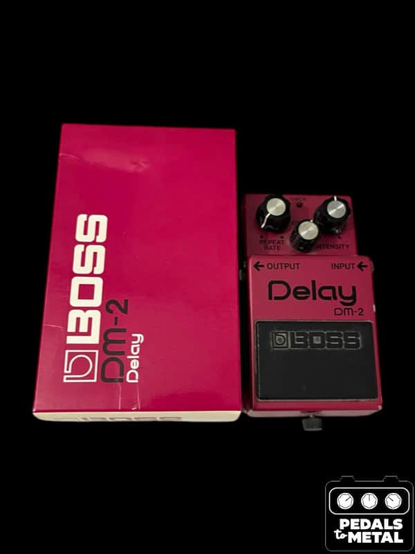 Boss DM-2 Delay (Black Label) 1981 - 1984 - Pink - X18953 image 1