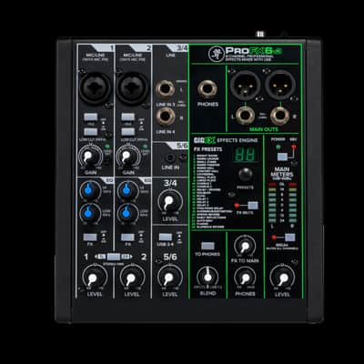 Mackie PROFX6V3 6-channel Pro Analog FX Mixer with USB image 1