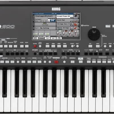 Korg PA600 61-Key Professional Arranger Keyboard, Black