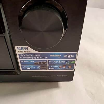 DENON AVR-4520CI 9.2 Channel 4K Integrated Network Receiver with AirPlay, Phono, 4-Zone, 11.2-Ch Analog+Remote Control & Calibration Mic! *MINT!!* *WORKS Perfectly!* image 5