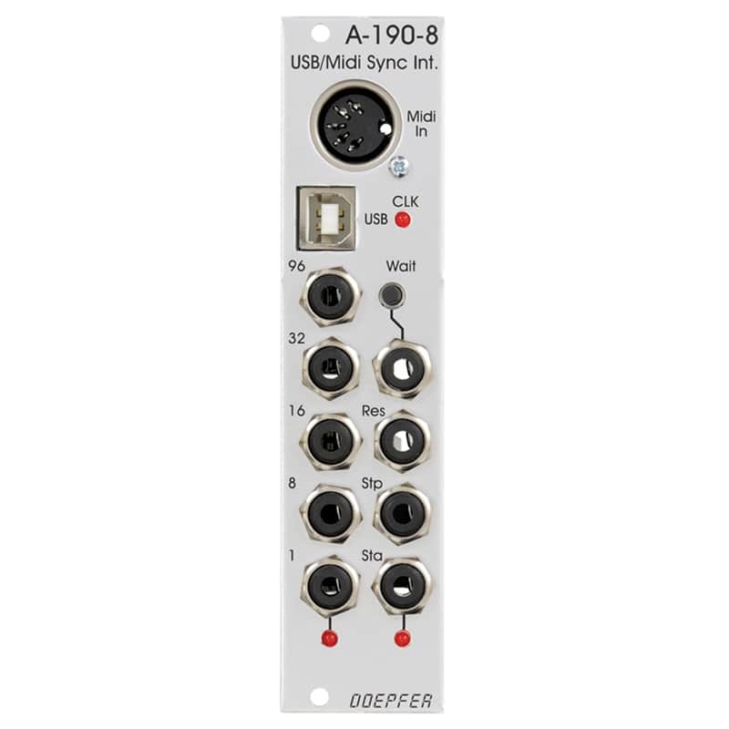 Doepfer A-190-8 Eurorack USB/MIDI to Sync Module image 1
