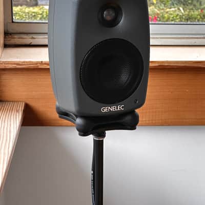 Genelec 8320A Pair Room Correcting SAM 4" Nearfield Monitors with GLM 2.0 hardware, mic, and stand mounting plates image 3