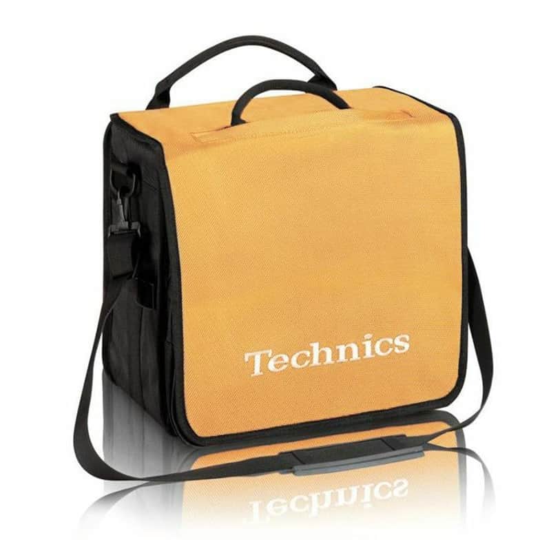Technics BackBag 12″ Vinyl Record Backpack 45 (yellow/) White