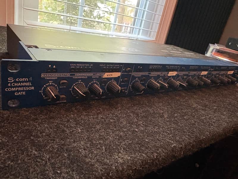 Samson S-Com 4 S Class 4-Channel Compressor/Gate 2010s - Blue image 1
