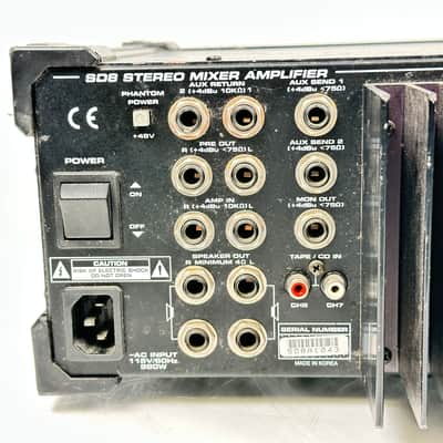 Samson SD8 8-Channel Stereo Powered Mixer with DSP image 9