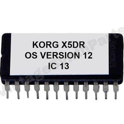 Korg X5DR – Version 12 Upgrade Firmware OS Update for X5-DR Rom Eprom