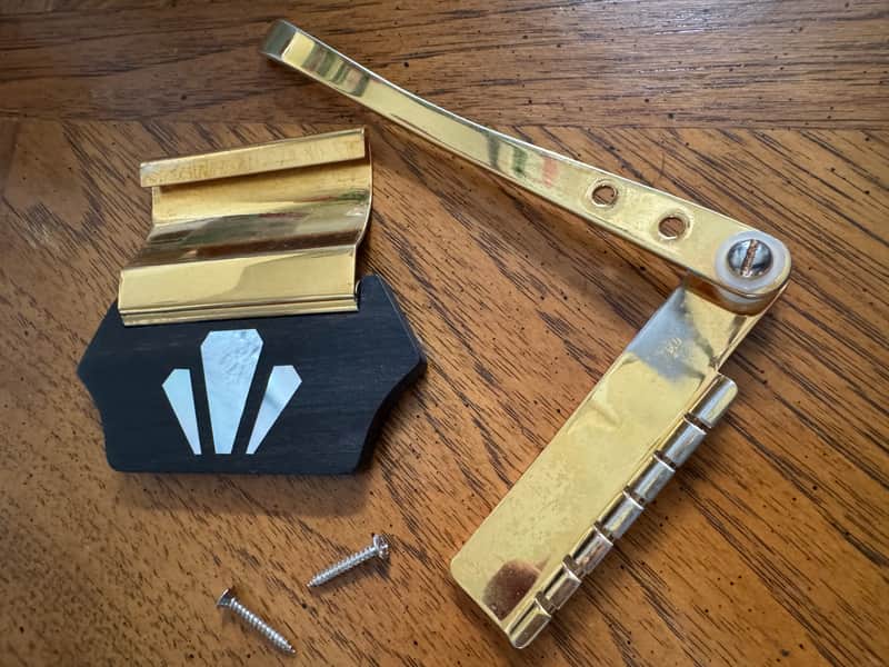 Maestro Ebony Block tremolo factory gold plated 1960 - 1964 image 1