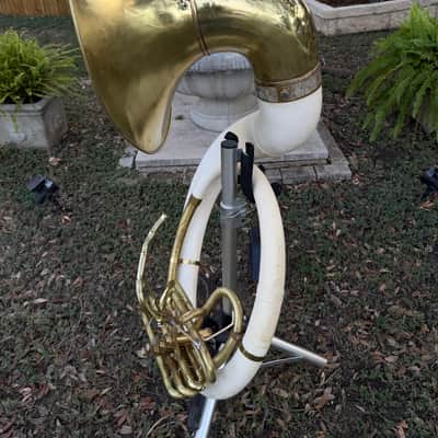 Conn 36K Sousaphone Fiberglass With Brass Bell (Hybrid) - Lacquer image 19