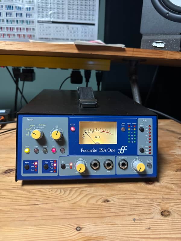 Focusrite ISA One Desktop Mic Preamp 2008 - Present - Blue image 1