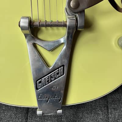 Gretsch G6118T Anniversary with Bigsby 2003 - 2016 Smoke Green 2-Tone image 5
