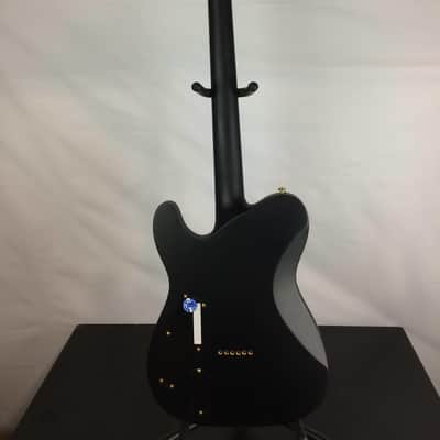 ESP LTD AA-1 Alan Ashby Signature Electric Guitar, Ebony Fingerboard, Black Satin image 5