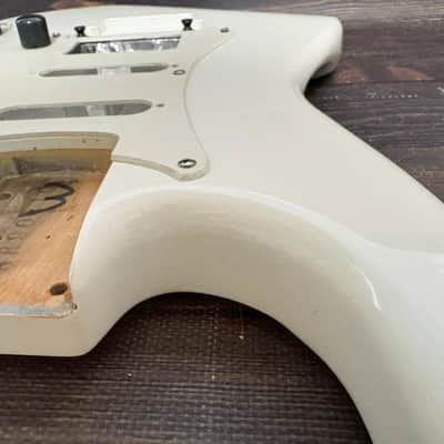 90s Charvel by Jackson ARK AR-090-SSH Body White Made in Japan w/Plate image 13