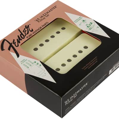 Fender Pure Vintage '65 Jazzmaster Pickup Set Vintage White (2) image 2