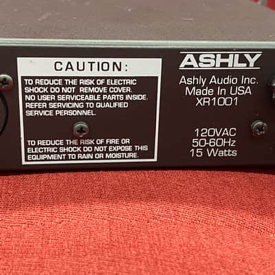 Ashly XR-1001 Stereo Two-Way / Mono 3-Way Active Crossover 1990's image 9