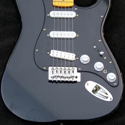 GILMOUR STYLE Mahogany Black S Style +7 Sound Switch+ Maple Neck w/Dual Action Truss Rod +Bridge Tone Control+TrebleBleed+Matched Custom Pickups+Leveled and Crowned Frets with Seymour Duncan SL59-1 Little 59 Humbucker Bridge Pickup+ Low Action Setup! image 4